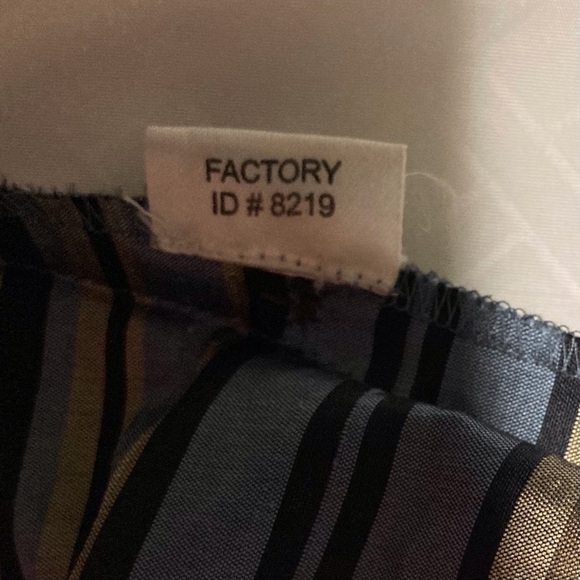 Ann Taylor Striped 100% Silk Wrap Blouse - Picture 13 of 16